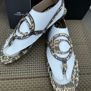 Coach Jeri Print Sandal (Leopard) BrandNew